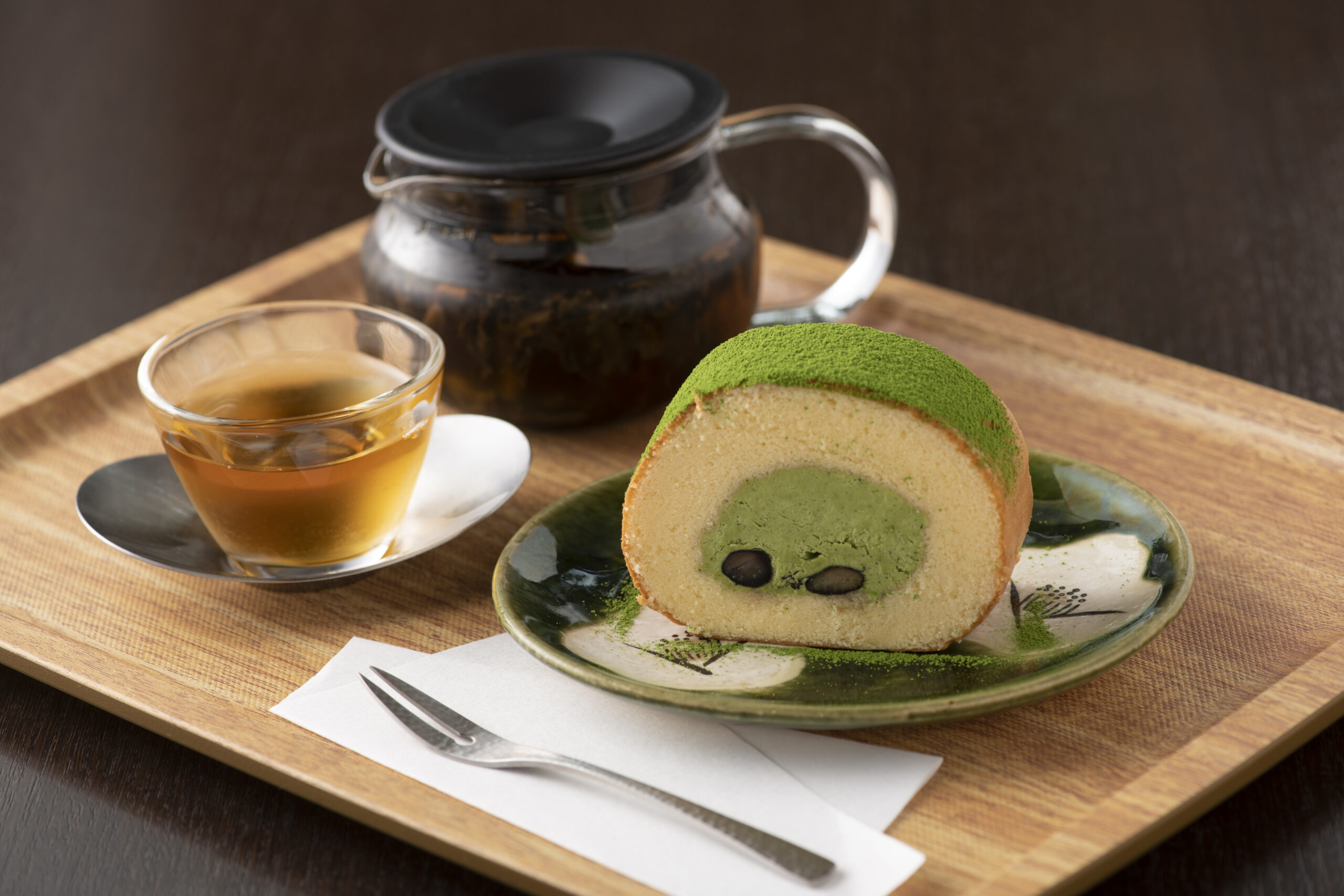 冷たい日本茶