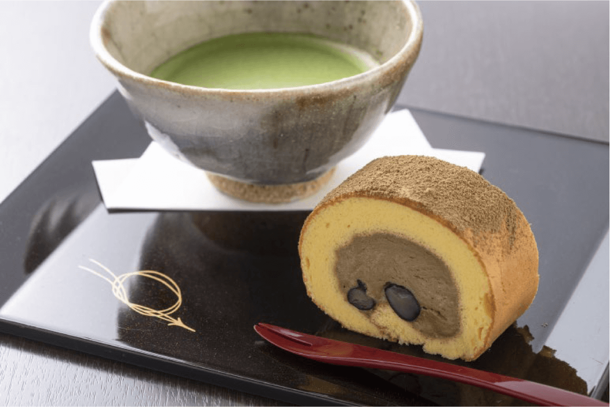 宇治ほうじ茶ロールケーキ
